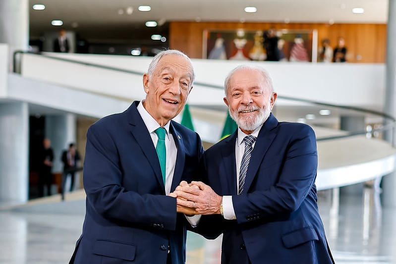 Lula e presidente de Portugal reforçam laços entre os dois países Lula e presidente de Portugal reforçam laços entre os dois países
