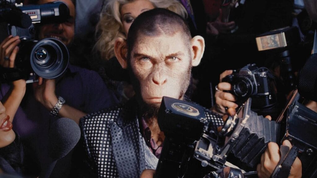 Crítica | ‘Better Man – A História de Robbie Williams’ Esbanja Criatividade e Efeitos Especiais Deslumbrantes Crítica | ‘Better Man – A História de Robbie Williams’ Esbanja Criatividade e Efeitos Especiais Deslumbrantes