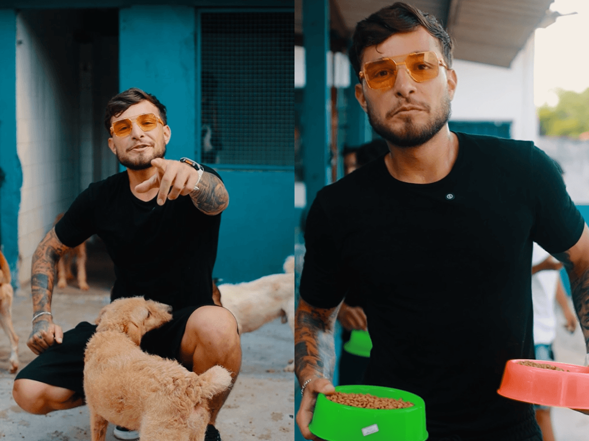 MC Gui doa 300 kg de ração para instituição que cuida de animais abandonados em SP MC Gui doa 300 kg de ração para instituição que cuida de animais abandonados em SP
