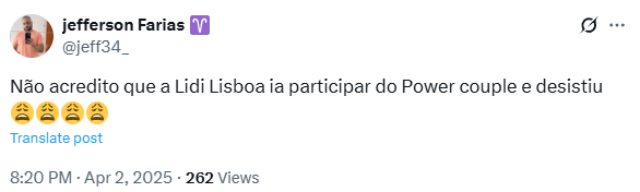 Semana de estreia de “Power Couple Brasil” é recheada de opiniões na web Semana de estreia de “Power Couple Brasil” é recheada de opiniões na web