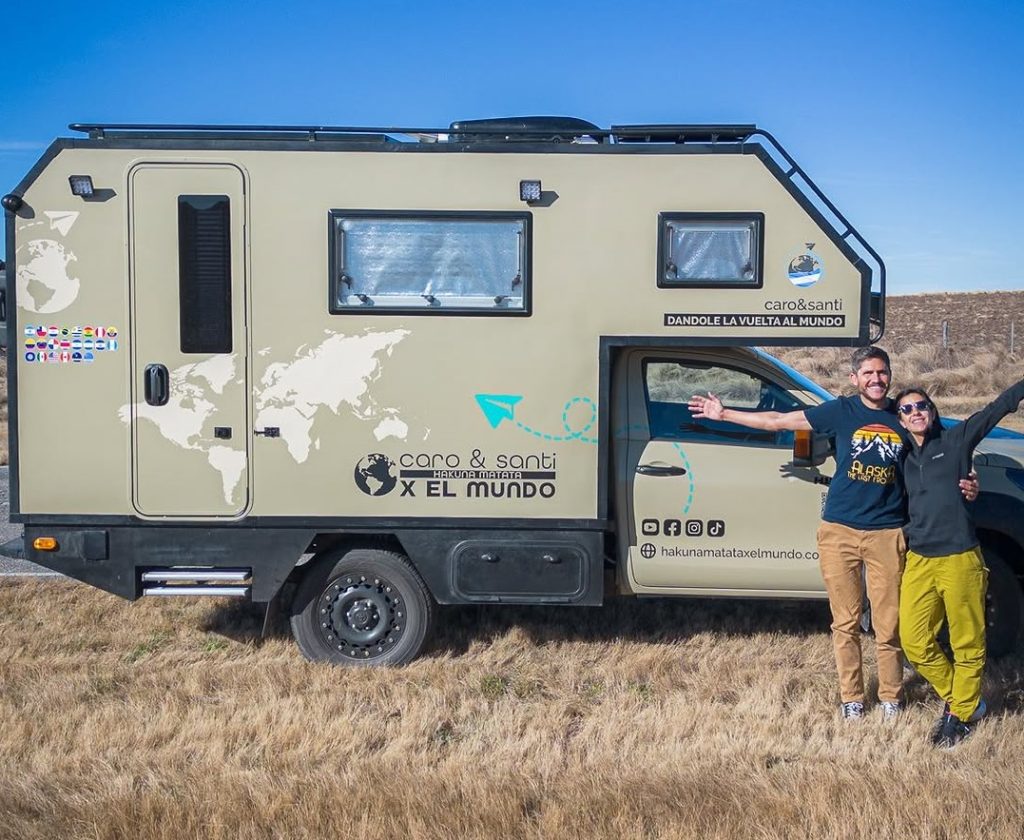 Dan la vuelta al mundo en Motorhome y antes de partir a África y Europa, pasaron por San Rafael Dan la vuelta al mundo en Motorhome y antes de partir a África y Europa, pasaron por San Rafael