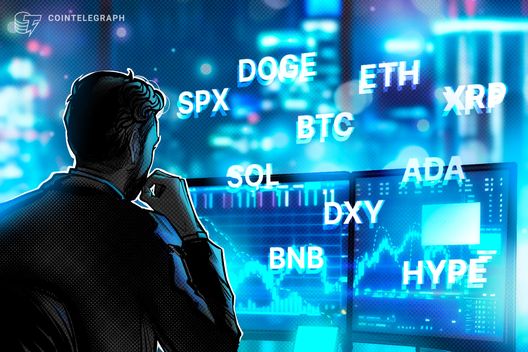 Análise de preços em 28/07: SPX, DXY, BTC, ETH, XRP, BNB, SOL, DOGE, ADA, HYPE Análise de preços em 28/07: SPX, DXY, BTC, ETH, XRP, BNB, SOL, DOGE, ADA, HYPE