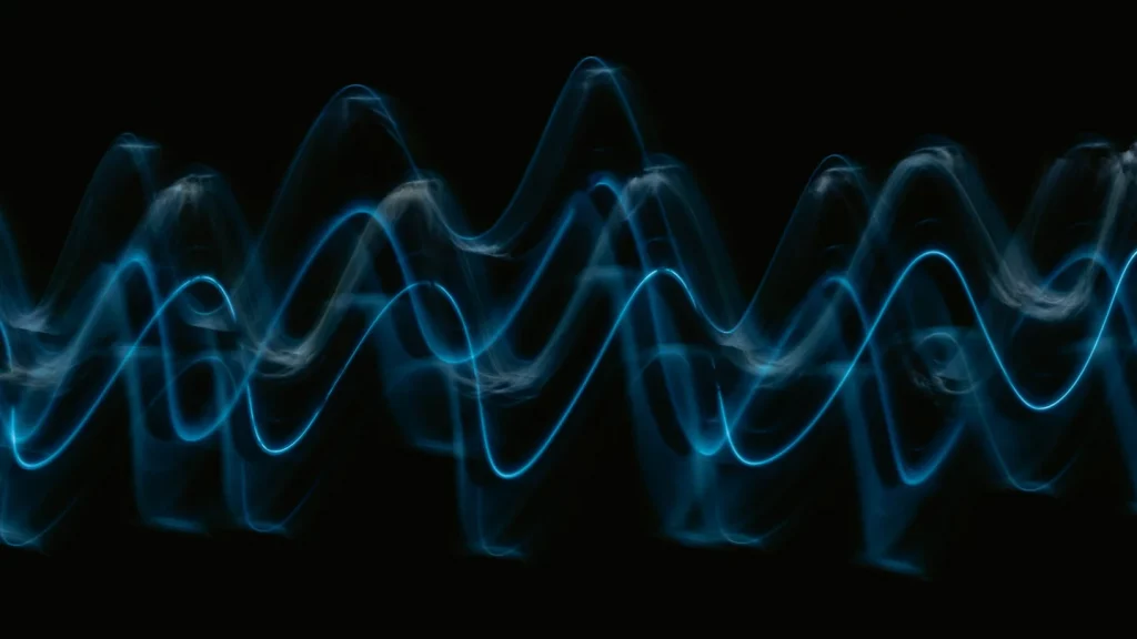 Ilustração de ondas sonoras