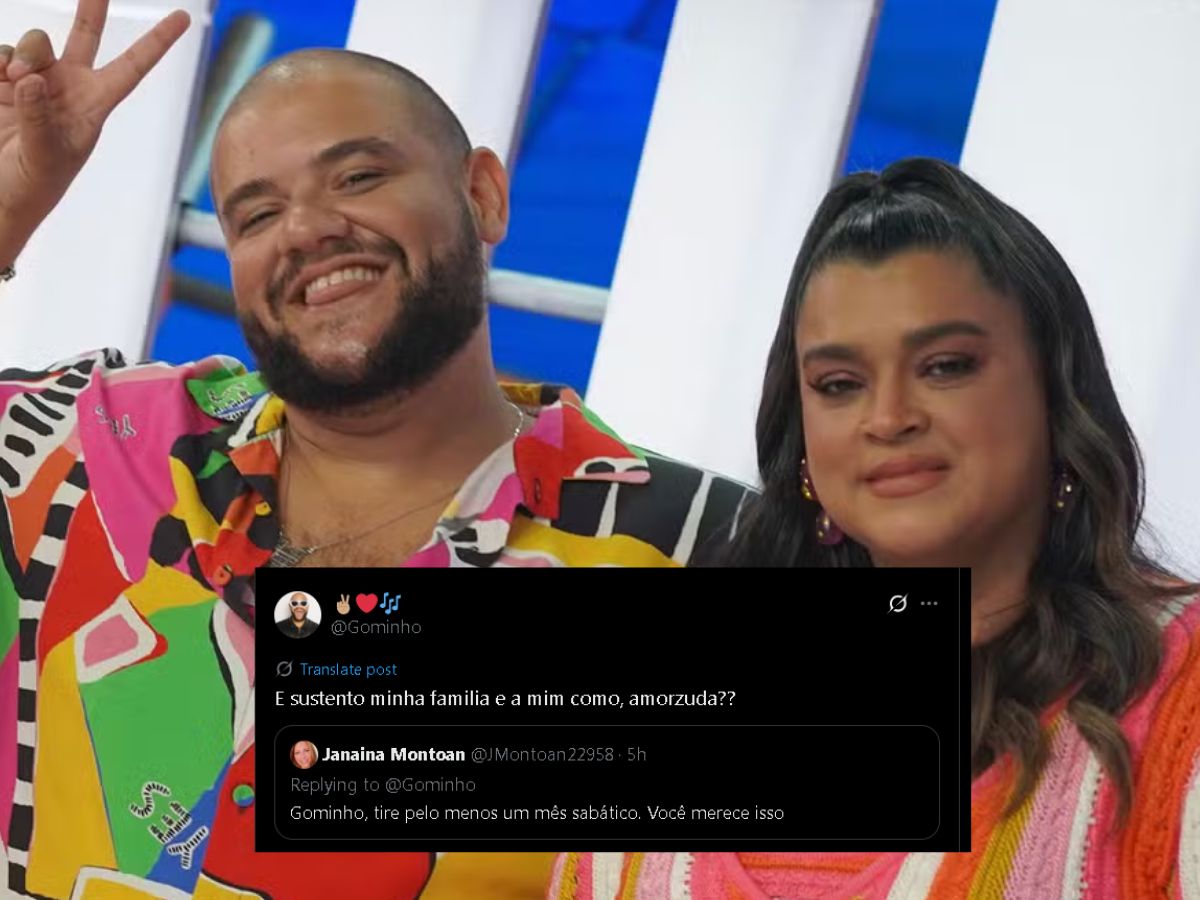 Em luto por Preta Gil, Gominho dá resposta afiada após sugestão de período sabático Em luto por Preta Gil, Gominho dá resposta afiada após sugestão de período sabático