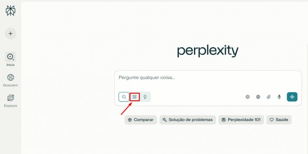 Pesquisas profissionais no Perplexity