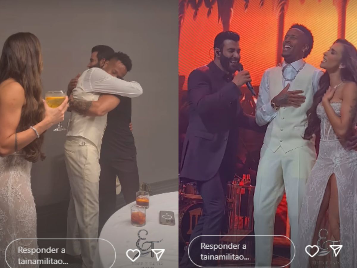 Convidada de Militão e Tainá é vencida pelo sono e nem Gusttavo Lima dá jeito Convidada de Militão e Tainá é vencida pelo sono e nem Gusttavo Lima dá jeito