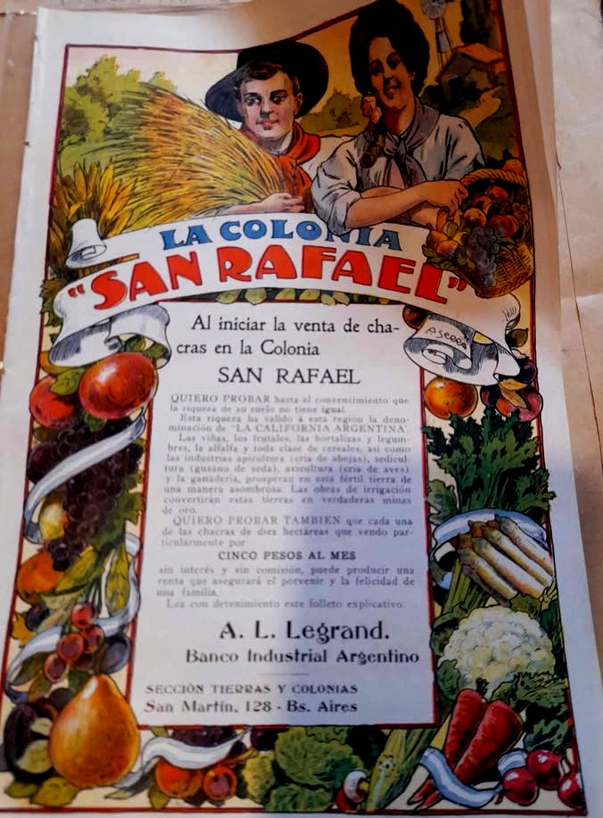 “La California Argentina”: San Rafael y la tierra prometida a cinco pesos por mes en la alborada del siglo XX “La California Argentina”: San Rafael y la tierra prometida a cinco pesos por mes en la alborada del siglo XX