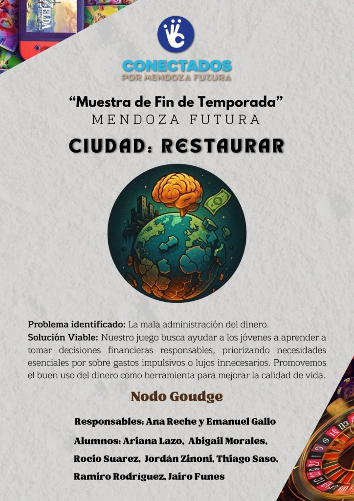 Jóvenes de Goudge crearon un juego tecnológico para aprender a tomar decisiones financieras Jóvenes de Goudge crearon un juego tecnológico para aprender a tomar decisiones financieras
