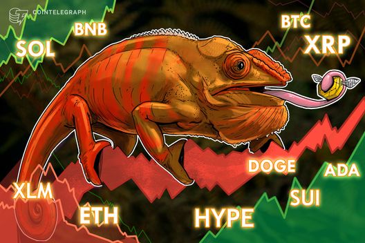 Análise de preços em 01/08: BTC, ETH, XRP, BNB, SOL, DOGE, ADA, HYPE, XLM, SUI Análise de preços em 01/08: BTC, ETH, XRP, BNB, SOL, DOGE, ADA, HYPE, XLM, SUI