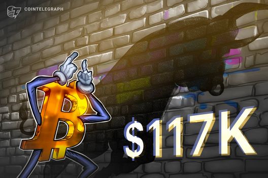 Bitcoin apresenta falso rompimento nas Bandas de Bollinger com US$ 117 mil como próximo alvo dos touros Bitcoin apresenta falso rompimento nas Bandas de Bollinger com US$ 117 mil como próximo alvo dos touros