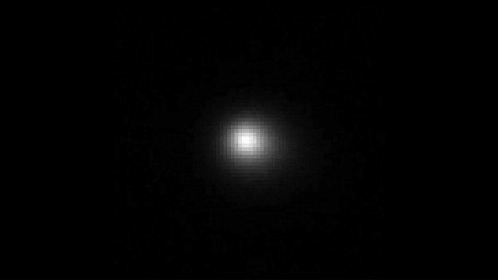 Imagem do cometa interestelar 3I/ATLAS capturada pelo Observatório Vera C. Rubin