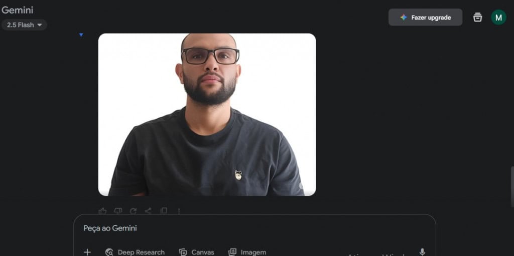 Resultado do teste realizado anteriormente