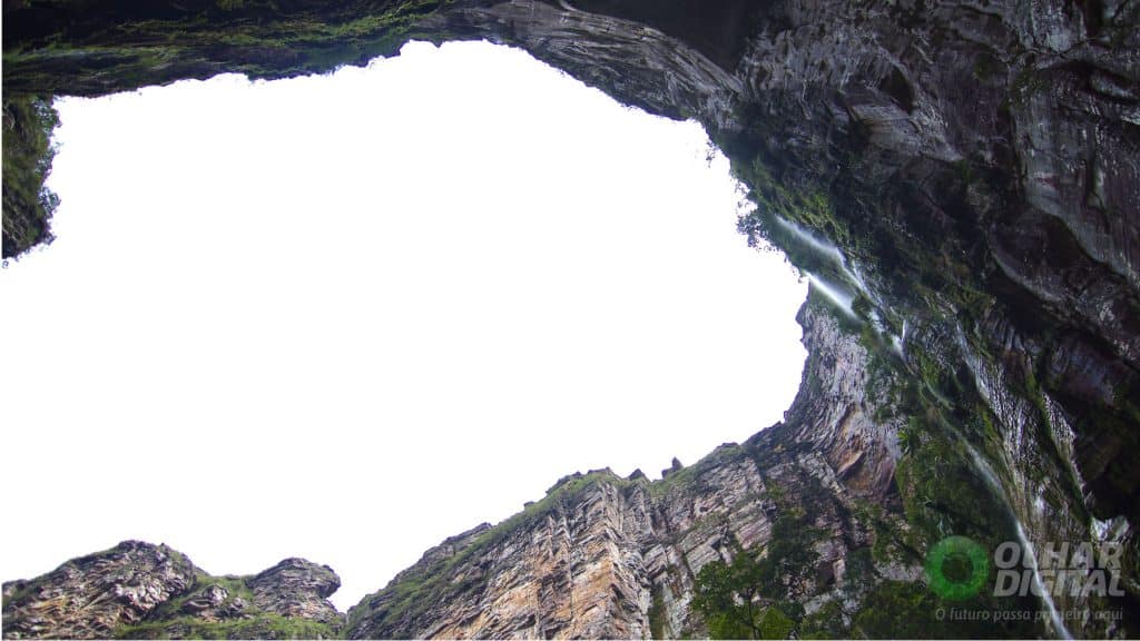 Abismo do Cachoeirão, com 380 metros de altura, Chapada Diamantina