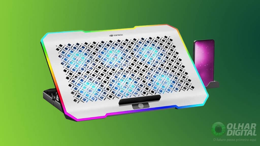 base refrigerada para notebook gamer da C3Tech