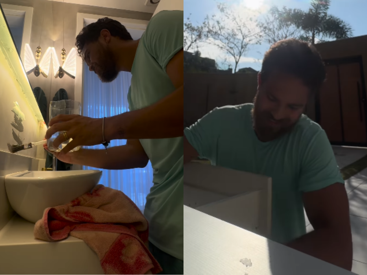 Novo Rodrigo Hilbert? André Luiz Frambach mostra habilidades e web reage Novo Rodrigo Hilbert? André Luiz Frambach mostra habilidades e web reage